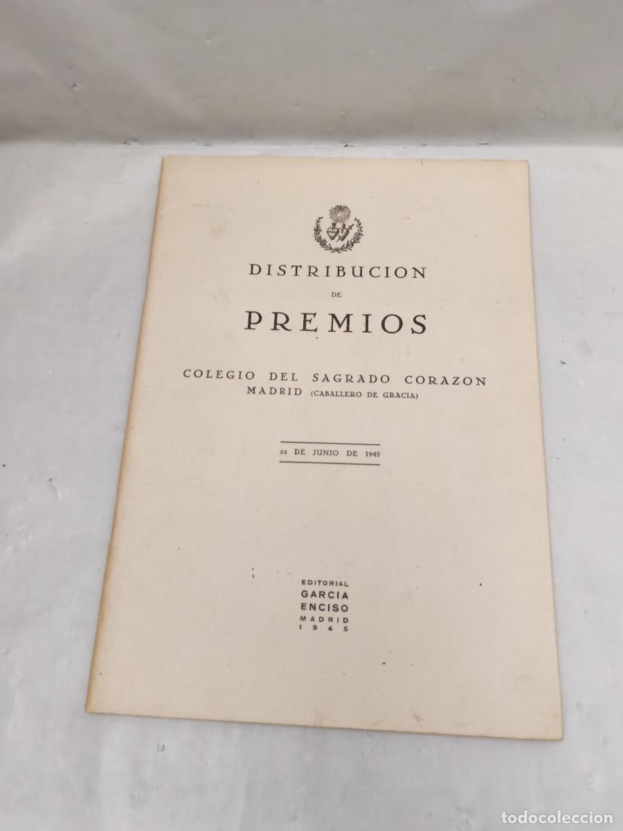 books: Distribuci&oacute;n de Premios, Colegio del Sagrado Coraz&oacute;n de Madrid (Caballero de Gracia), Junio 1945)