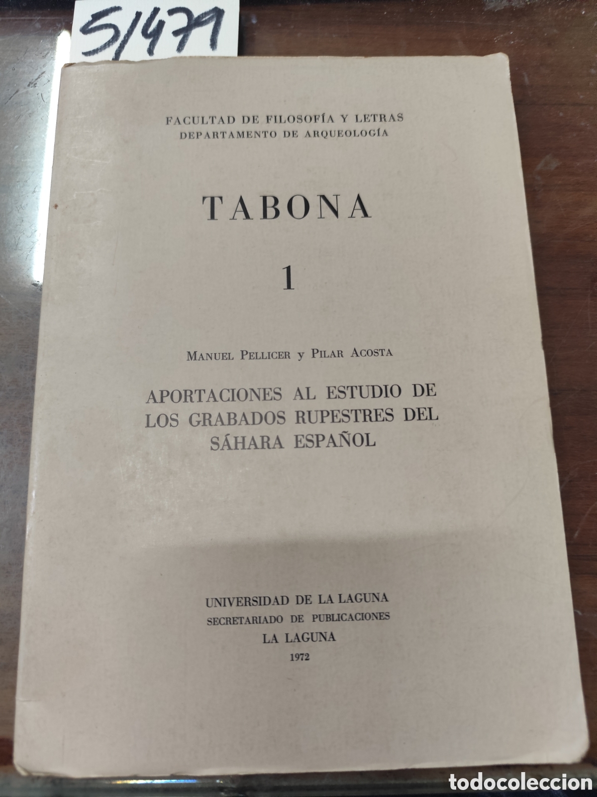 Livros em segunda m&atilde;o: APORTACIONES AL ESTUDIO DE LOS GRABADOS RUPESTRES DEL SAHARA ESPA&Ntilde;OL. A&ntilde;o 1972 - PELLICER,Manuel y A
