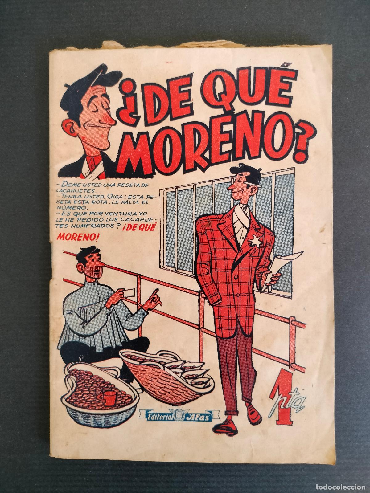 B&uuml;cher: EDITORIAL ALAS COLECCION - CHISTES - SIN NUMERAR - &iquest;DE QUE MORENO? - A&Ntilde;OS 40