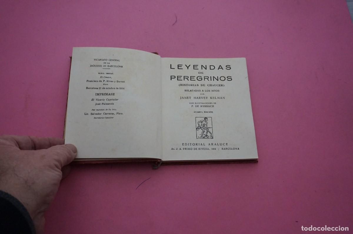 Libros: AMF-17D/ LEYENDAS DE PEREGRINOS (HISTORIAS DE CHAUCER) - JANET HARVEY KELMAN / EDITORIAL ARALUCE
