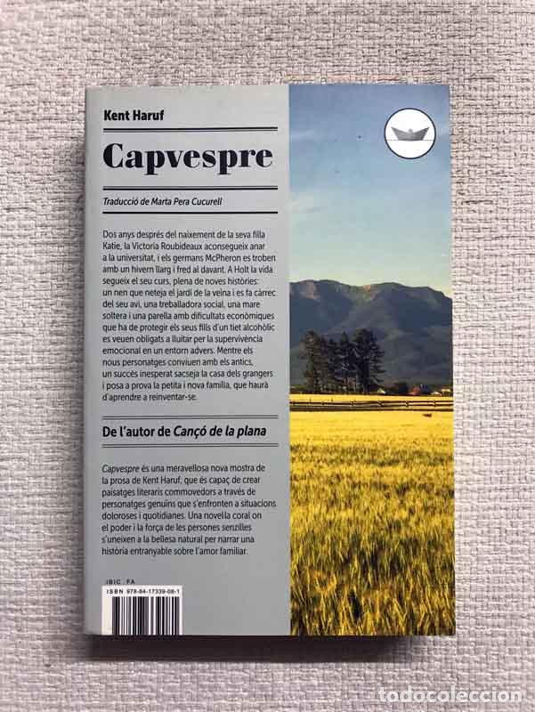Libros: Capvespre - Kent Haruf