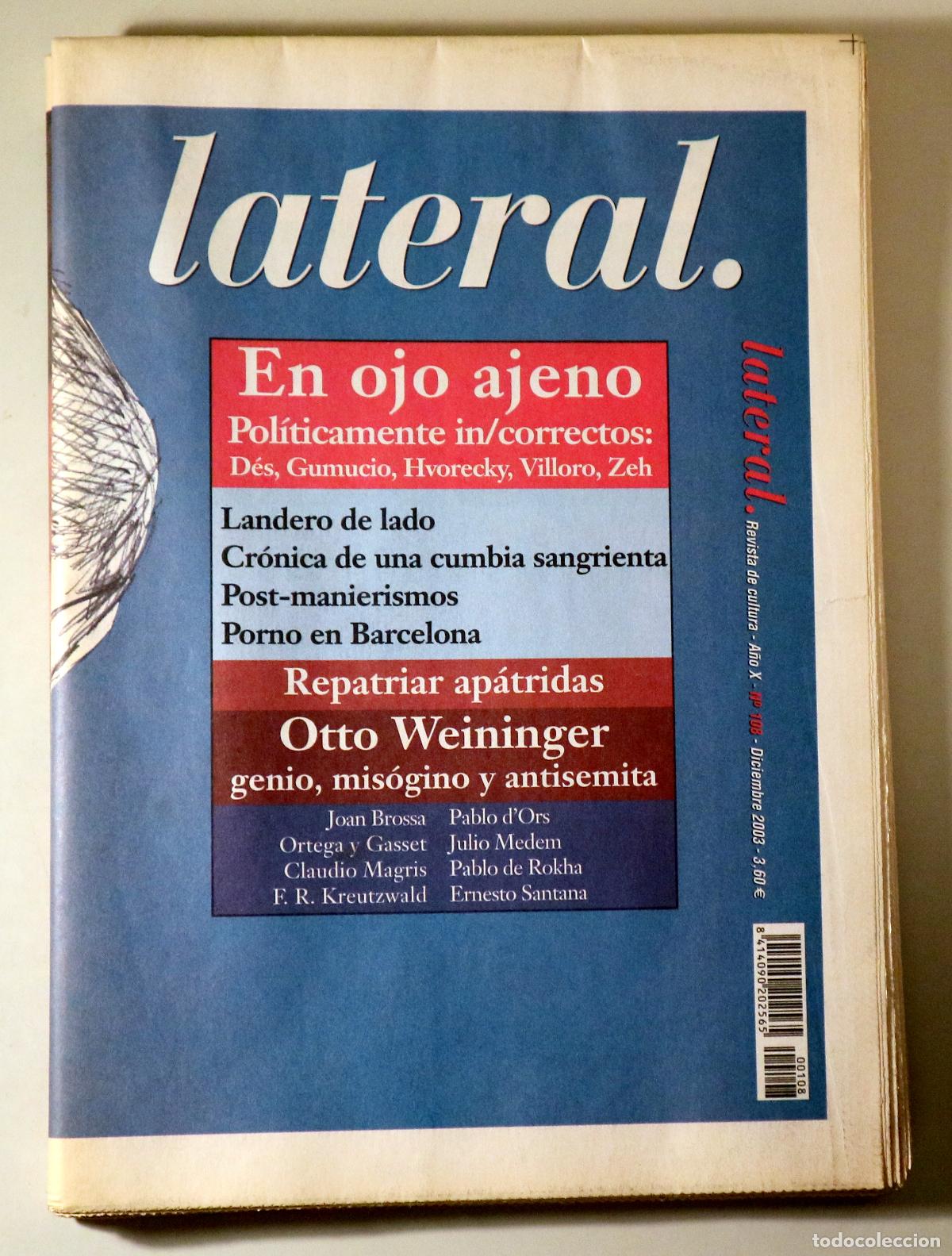 Libros: LATERAL N&ordm; 108 - Barcelona 2003 - Ilustrado