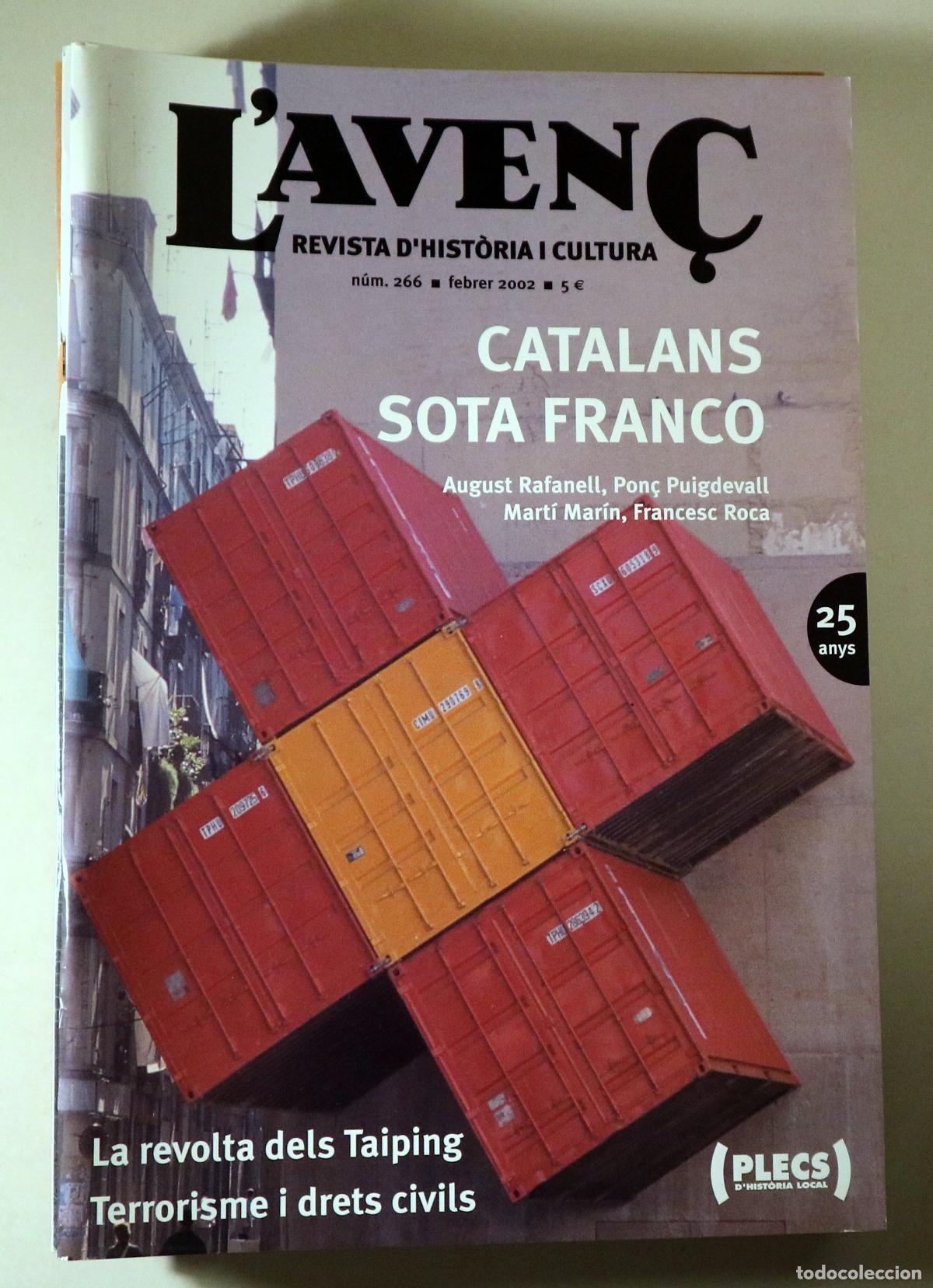 Libros: L'AVEN&Ccedil; N&ordm; 266: Catalans sota Franco - Barcelona 2002 - Il&middot;lustrat