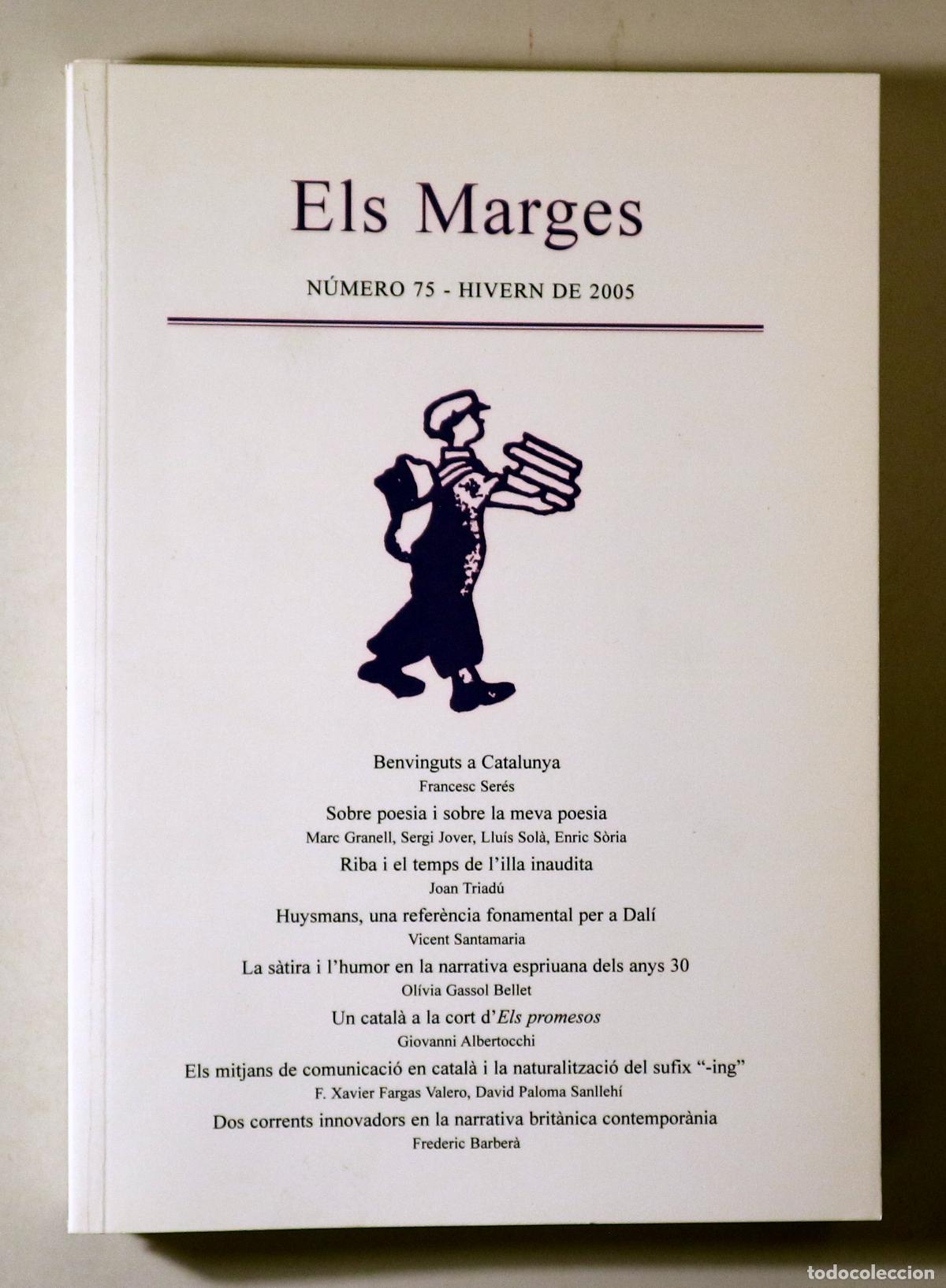 Libros: (Salvador Dal&iacute;, Carles Riba) - ELS MARGES N&ordm; 75 - Barcelona 2005