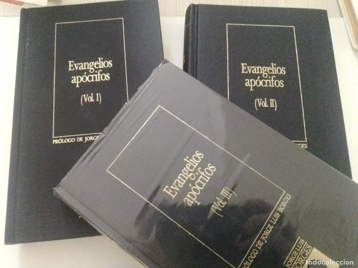 Libros: Evangelios ap&oacute;crifos. Completo 3 vol&uacute;menes. Biblioteca personal Borges Orbis ISBN 8476570023