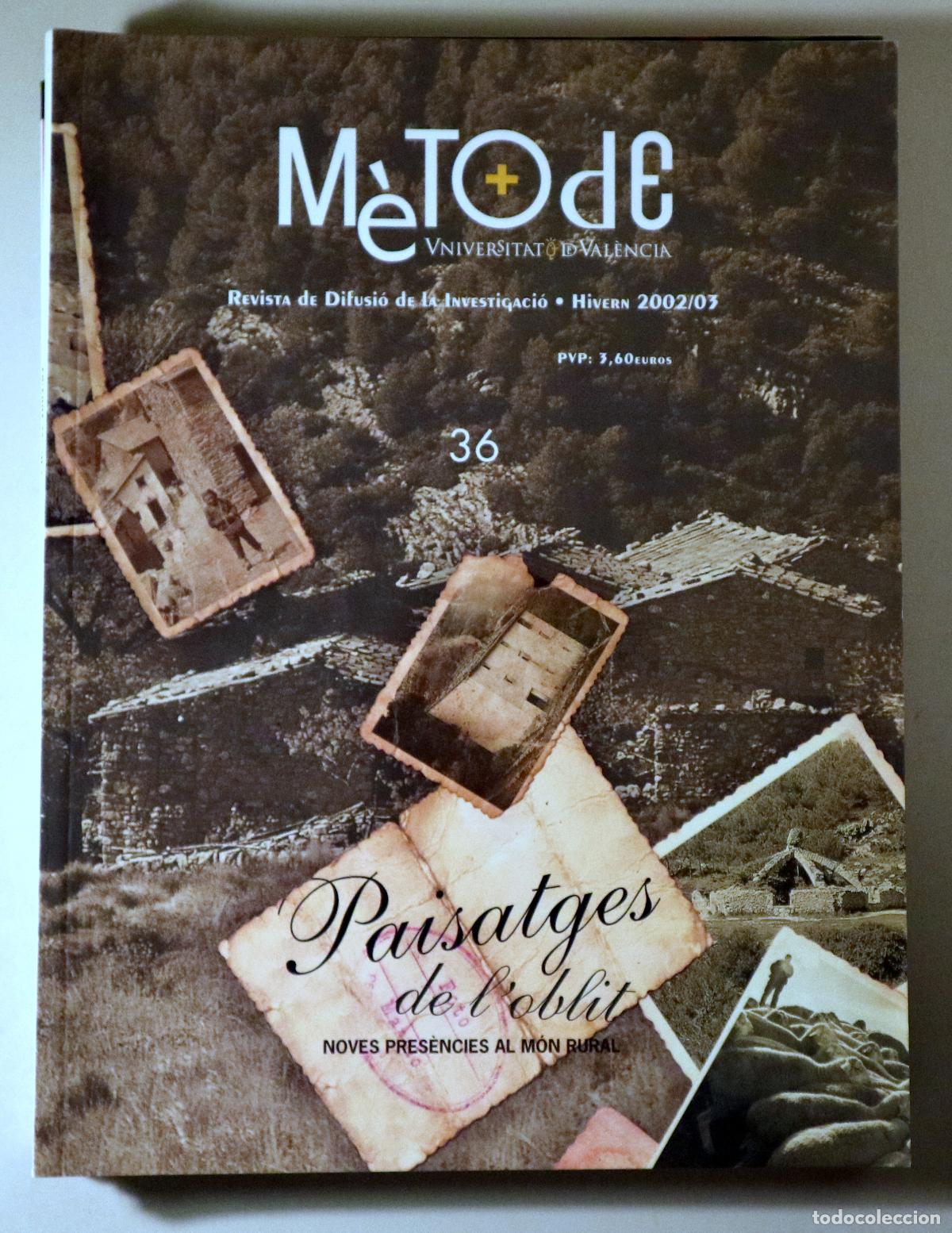 books: M&Egrave;TODE N&ordm; 36: Paisatges de l'oblit - Val&egrave;ncia 2002-3 - Il&middot;lustrat