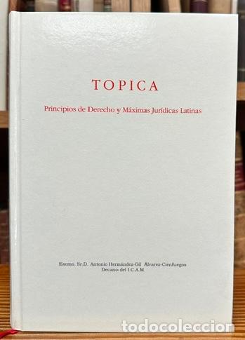 Libros: TOPICA. Principios de Derecho y M&aacute;ximas Jur&iacute;dicas Latinas - PEREIRA-MENAUT, Gerardo
