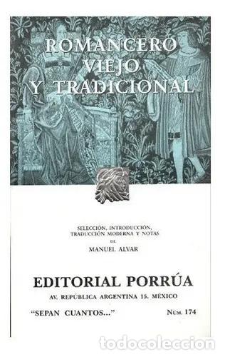 Livros em segunda m&atilde;o: Romancero Viejo Y Tradicional Autor Manuel Alvar Porrua - Manuel alvar