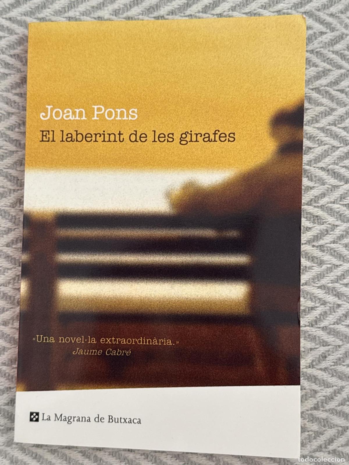 Libros: El laberint de les girafes - Joan Pons