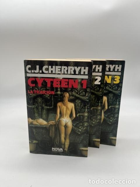Libros: CHERRYH, C. J. - Cyteen: La traici&oacute;n, el renacer y la vindicaci&oacute;n. 3 vol&uacute;menes.