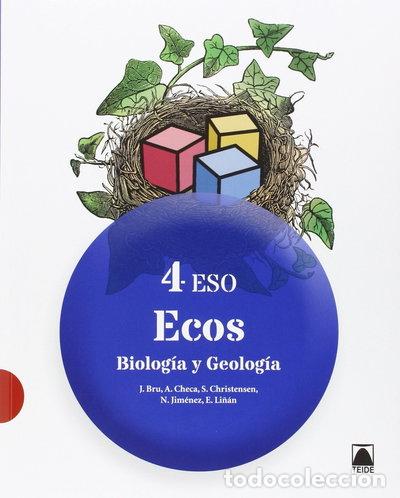 Libros: Ecos. Biolog&iacute;a y Geolog&iacute;a 4 ESO- 9788430791866