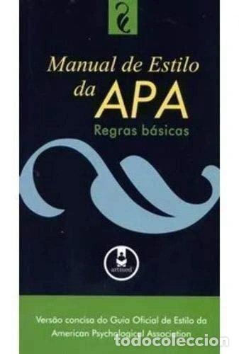 Libros: Manual de estilo da APA: Regras b&aacute;sicas- 9788536306247