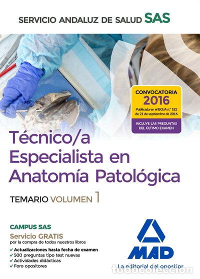 Libros: T&eacute;cnico/a Especialista en Anatom&iacute;a Patol&oacute;gica del Servicio Andaluz de Salud ....- 9788414201688