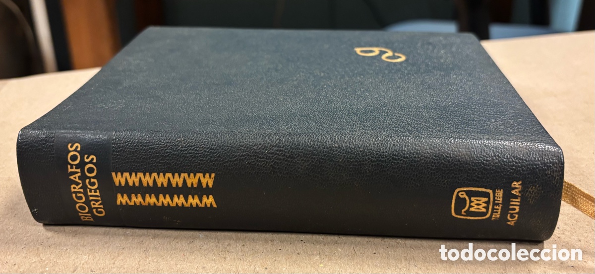 Libros: BI&Oacute;GRAFOS GRIEGOS (PLUTARCO, DI&Oacute;GENES, FILOSTRATO, JENOFONTE). AGUILAR DE EDICIONES 1964.