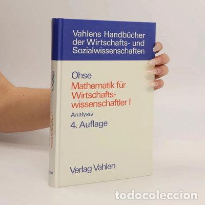 Libros: Mathematik f&uuml;r Wirtschaftswissenschaftler: Analysis- 9783800622078