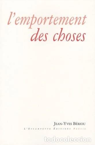 Libros: L'emportement des choses- 9782356080172