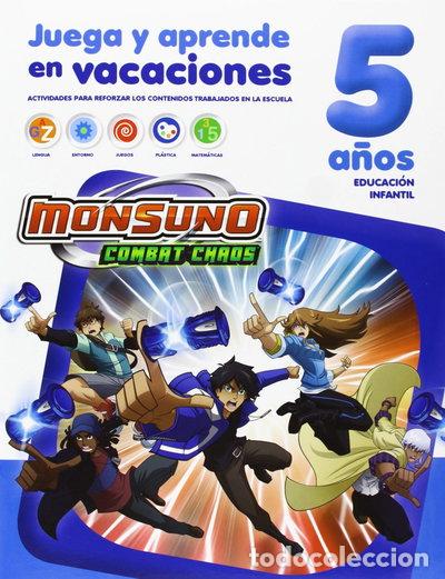 Libros: Monsuno. Juega Y Aprende En Vacaciones - 5 A&ntilde;os- 9788415857235