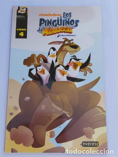 Libros: Los Ping&uuml;inos de Madagascar. C&oacute;mic 4- 9788444165486