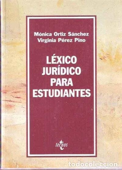 Libros: L&eacute;xico jur&iacute;dico para estudiantes- 9788430938964