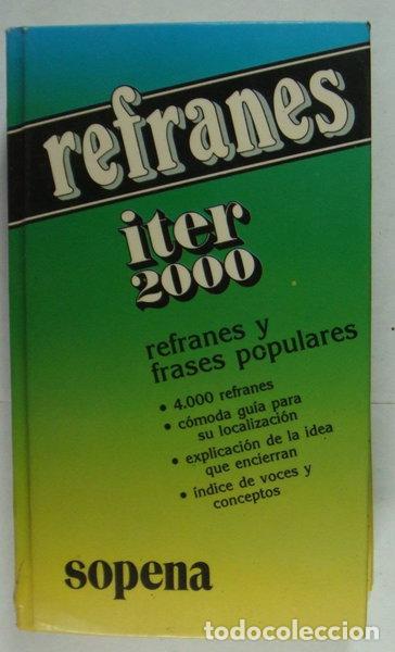 Libros: Refranes Iter 2000- 9788430311019 - Foto 1