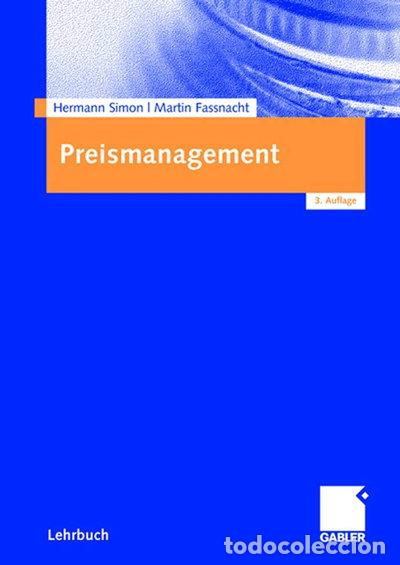 Libros: Preismanagement: Strategie - Analyse - Entscheidung - Umsetzung- 9783409391429