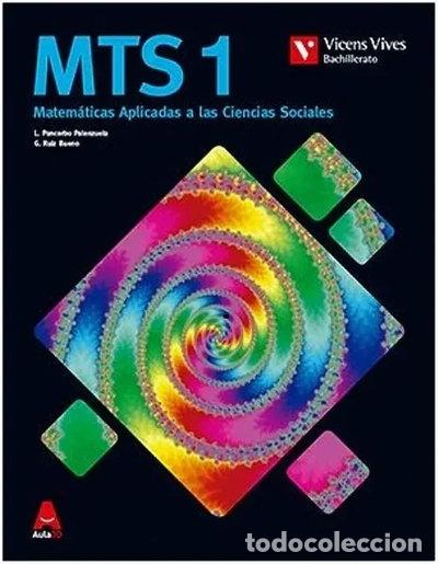 Libros: MTS 1 (Matem&aacute;ticas C. Sociales Bach) Aula 3D- 9788468230559