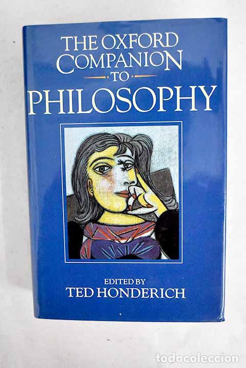 Libros: The oxford companion to philosophy.- Honderich, Ted