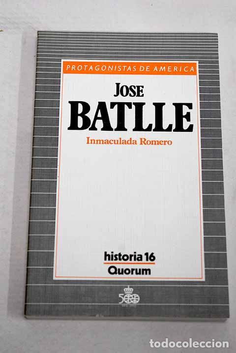 Libros: Jos&eacute; Batlle: Romero, Inmaculada.- Romero, Inmaculada