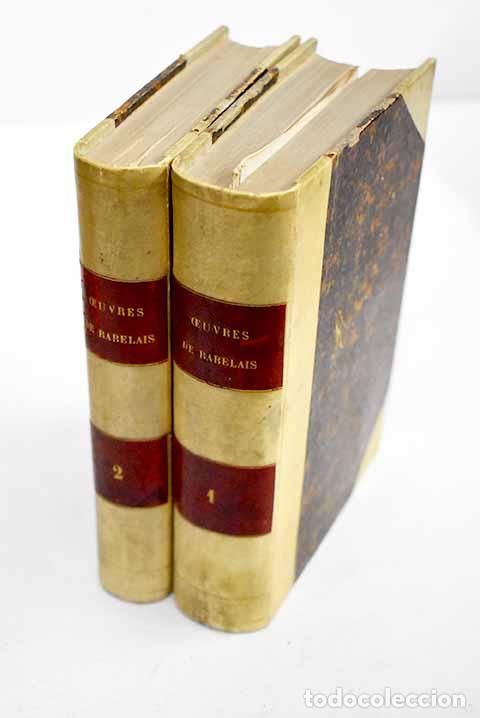 Libros: Oeuvres: Rabelais: Firmin Didot Freres, Fils et Cie..- Rabelais