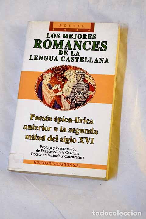 Libros: Los mejores romances de la lengua castellana