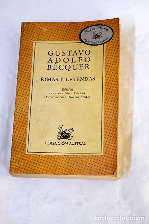 Libri di seconda mano: Rimas: y Leyendas: B&eacute;cquer, Gustavo Adolfo.- B&eacute;cquer, Gustavo Adolfo