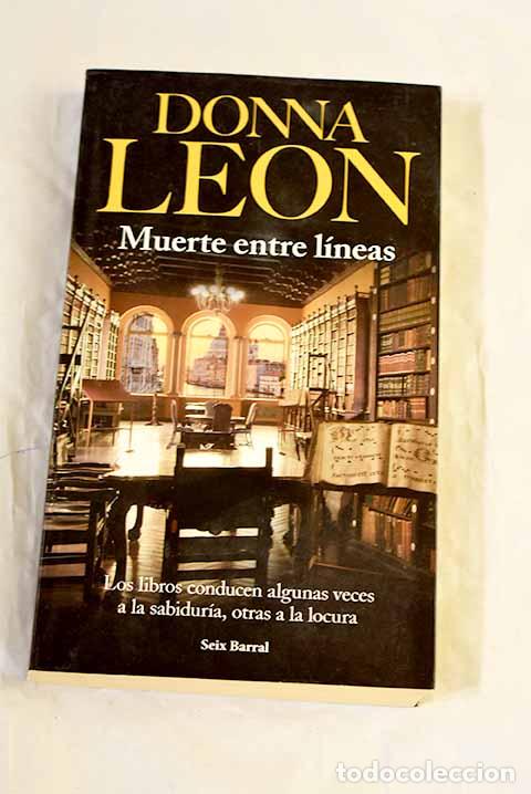 Libros: Muerte entre l&iacute;neas: Leon, Donna.- Leon, Donna