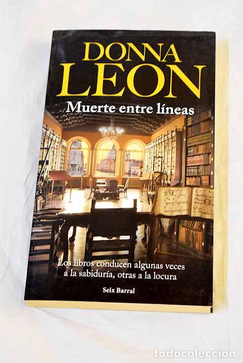 Libros: Muerte entre l&iacute;neas: Leon, Donna.- Leon, Donna
