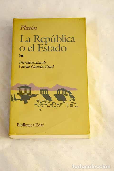 Libros: La rep&uacute;blica: Plat&oacute;n.- Plat&oacute;n