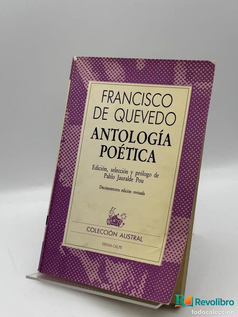 books: Antolog&iacute;a po&eacute;tica - Francisco de Quevedo