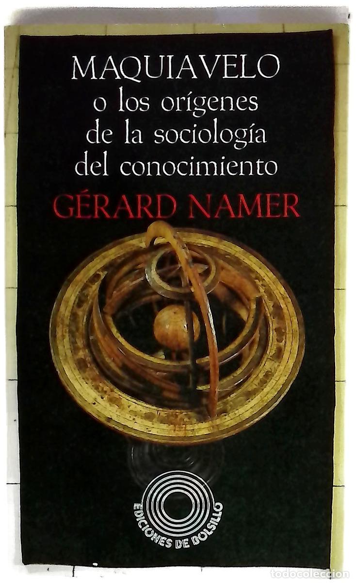 books: Maquiavelo o los or&iacute;genes de la sociolog&iacute;a del conocimiento