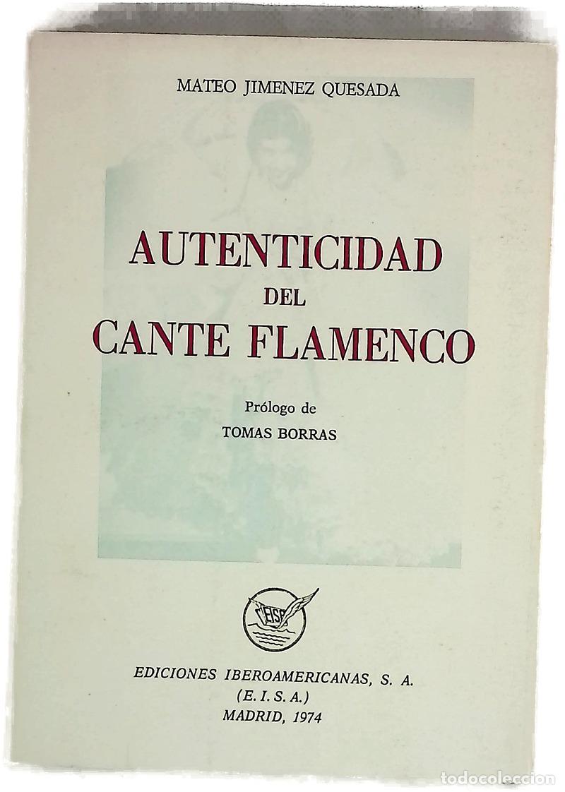 books: Autenticidad del canto flamenco