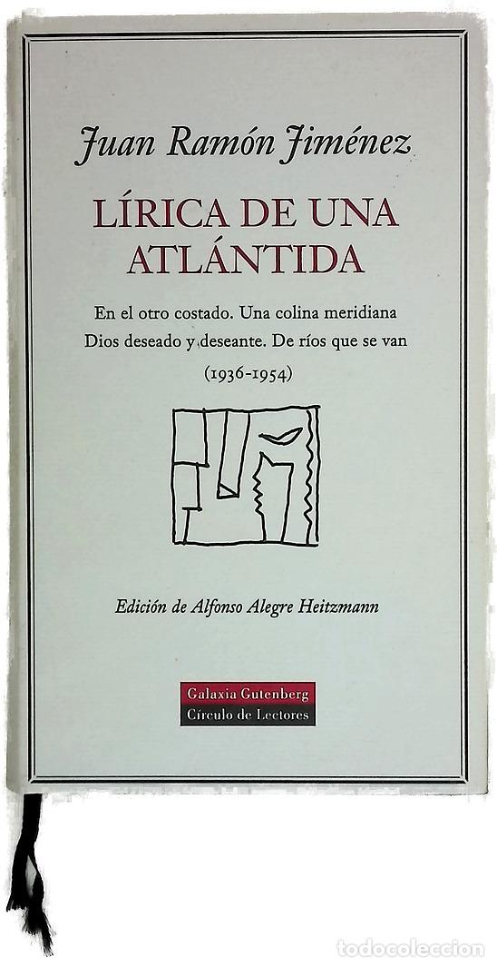 Livros em segunda m&atilde;o: L&iacute;rica de una Atl&aacute;ntida - Jim&eacute;nez, Juan Ram&oacute;n; Alegre Heitzmann, Alfonso