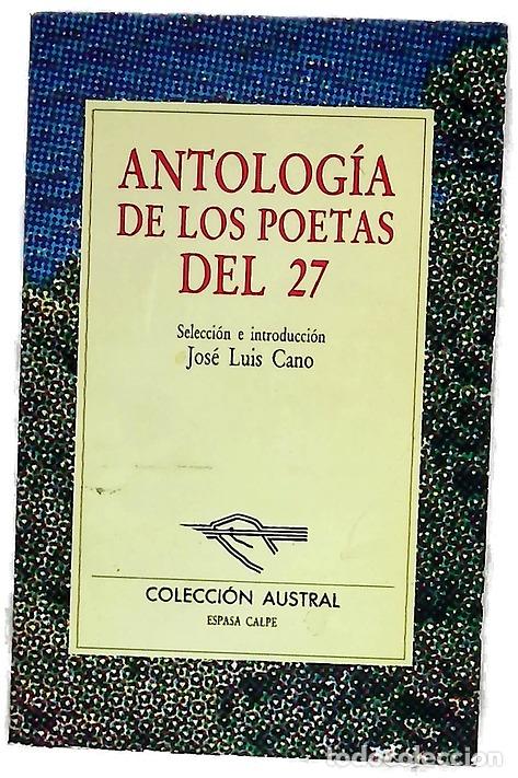 Livros em segunda m&atilde;o: Antolog&iacute;a de los poetas del 27