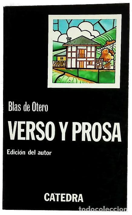Libros: Verso y prosa - Otero, Blas de