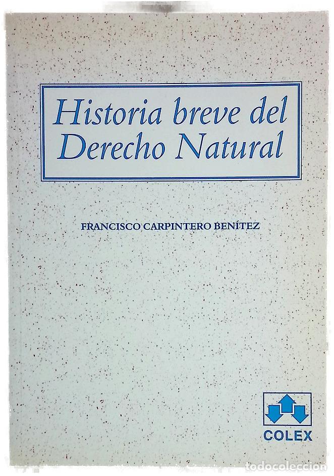 Libros: Historia breve del derecho natural
