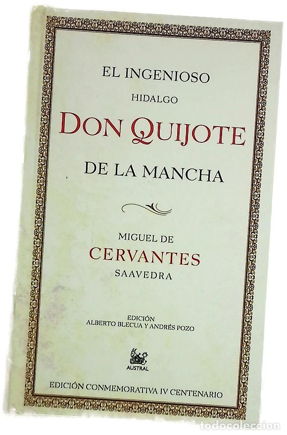 Libros: El ingenioso hidalgo don Quijote de la Mancha