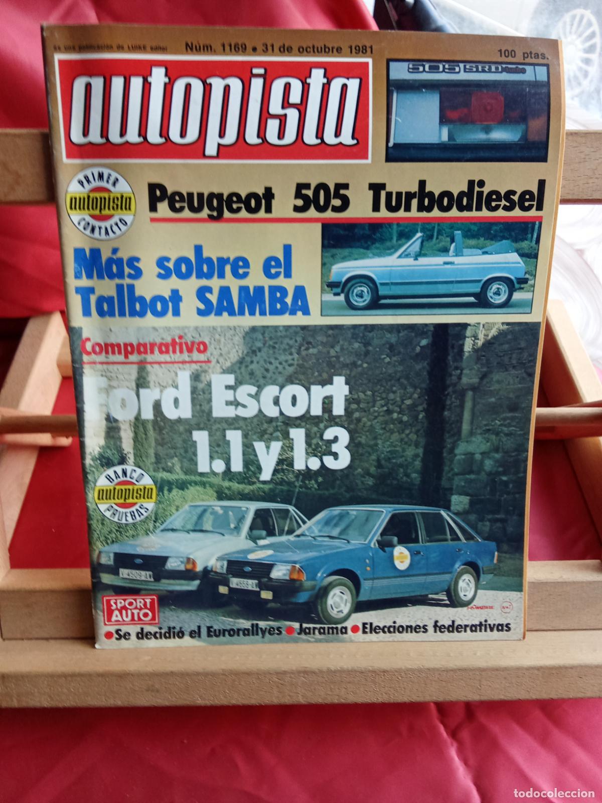 Libros: Revista Autopista N&ordm;1169 31 octubre 1981 REV.1291