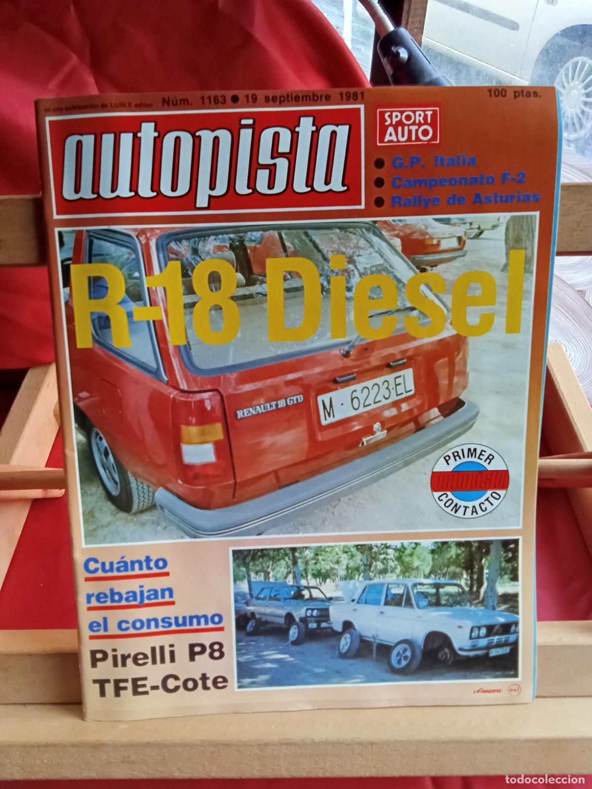Libros: Revista Autopista N&ordm;1163 19 septiembre 1981 REV.1295