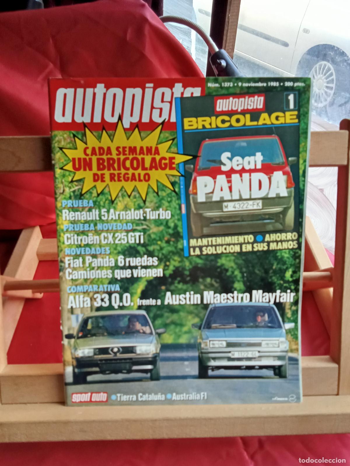Libros: Revista Autopista N&ordm;1373 9 noviembre 1985 REV.1296