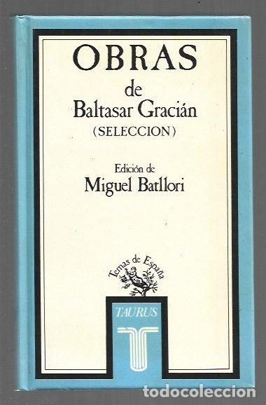 B&uuml;cher: OBRAS DE BALTASAR GRACIAN (SELECCION) - GRACIAN, BALTASAR
