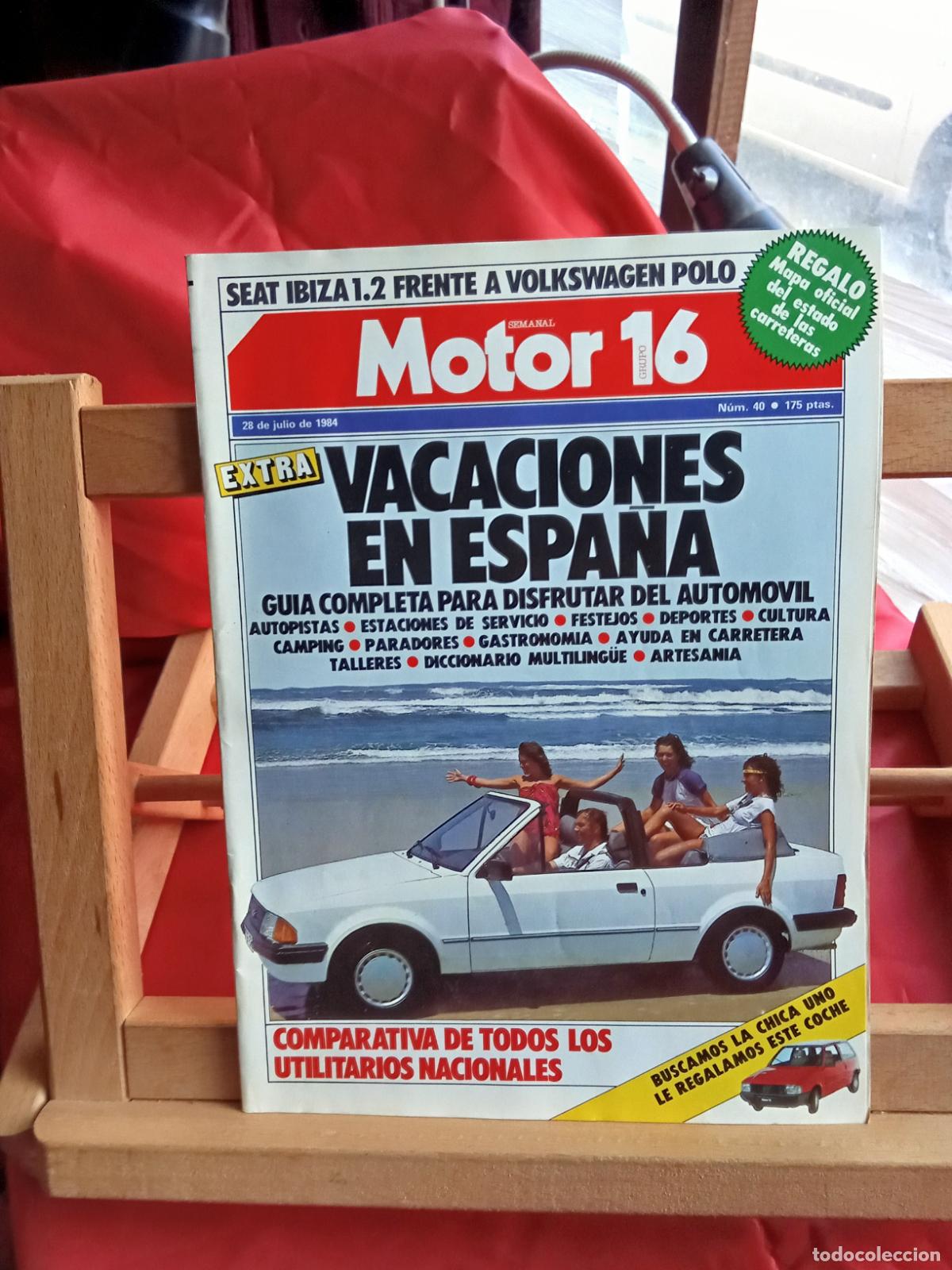 Libros: Revista motor 16 28 de julio de 1984 N&ordm;40 REV.1300