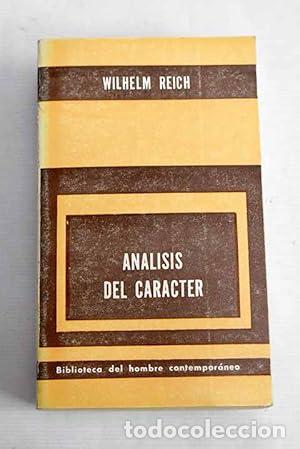 Livros em segunda m&atilde;o: AN&Aacute;LISIS DEL CAR&Aacute;CTER - Reich,Wilhelm
