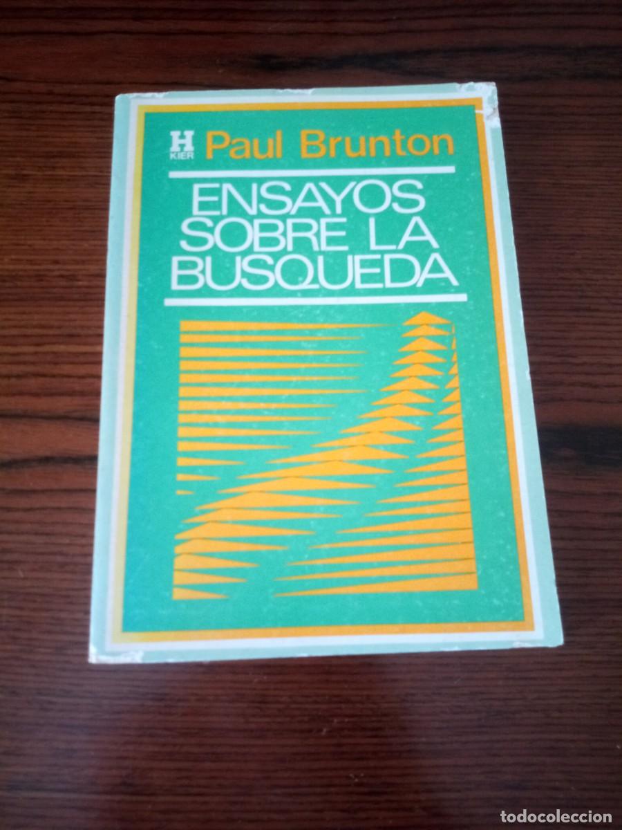 Libros: &rdquo;Ensayos sobre la b&uacute;squeda&rdquo;, Paul Brunton - Foto 1