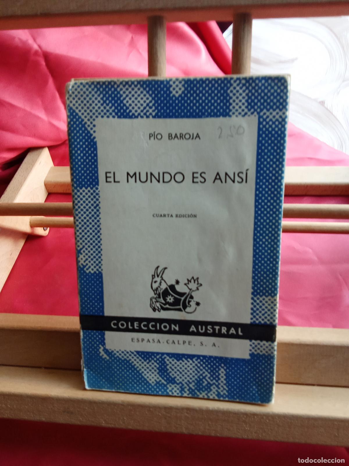 Libros: El mundo es ans&iacute;. P&iacute;o Baroja 1960 L.4364-1780